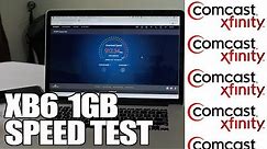 Xfinity XB6 1gb Speed Test
