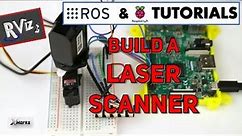 DIY Laser Scanner with TfMini and Raspberry Pi | ROS Tutorial for beginners #7