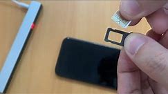 How to insert SIM card in iPhone 11