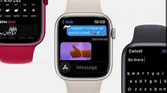 Apple Watch Series 7 [GPS 41mm] Smart Watch w/Starlight Aluminum Case with Starlight Sport Band. Fitness Tracker, Blood Oxygen & ECG Apps, Always-On Retina Display, Water Resistant
