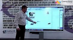 What is an interactive touchscreen for education?