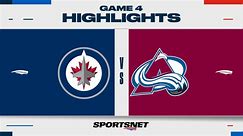 NHL Game 4 Highlights: Avalanche 5, Jets 1