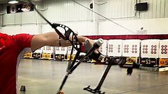 Why do Olympic archery bows swing?