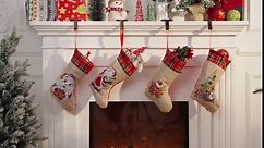 sikiwind Christmas Stocking Holders Heavy Duty Xmas Stocking Hooks Mantel Stocking Hangers for Mantle Wrought Iron Stocking Holder with Protective Pad for Fireplace Home Shelf