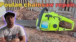 repairing a very old Poulan chainsaw. Over 20 years old!!!!!