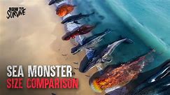 Sea Monster Size Comparison