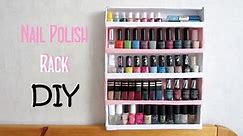 [DIY n°1] nail polish rack (with cardboard)