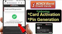 Amazon pay icici bank credit card pin generation & Activation |How to get PIN Amazon pay credit card