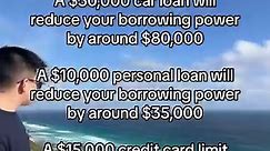 Thinking of purchasing a house and borrowing power is lower than what you expected? These factors can severly impact your serviceability. Disclaimer: Note these are general only numbers and do not take into account your personal situation. #mortgage #wealthbymichael #budget #realestate | Wealth By Michael