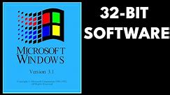 Run 32-Bit Apps on Windows 3.1 (It's Possible!)
