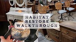 Habitat ReStore Walkthrough/ 💠TIFFANY LAMP💠 Folk Art Pottery & MORE!! #shopping #thrifting #decor