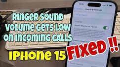 All iPhone: How to Fix Ringer Sound Volume Gets Low on Incoming Calls? Easy Fix!
