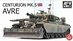 AFV Club 1/35 Centurion Mk.5 AVRE AF35395 - Tank model kit build.