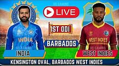 LIVE CRICKET MATCH TODAY | India vs West Indies| 1st ODI | LIVE MATCH TODAY | | CRICKET LIVE
