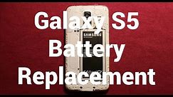 Galaxy S5 Battery Replacement How To Change