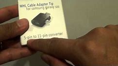 How to Get Your MHL HDMI Adapter Work on Both Samsung Galaxy S2 and S4 (HDTV)