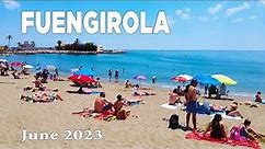 Fuengirola Malaga Spain Beach Promenade Walking June 2023 [4K]