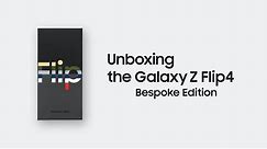 Galaxy Z Flip4 Bespoke Edition: Official Unboxing | Samsung