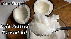 Homemade Virgin Cold Pressed Coconut Oil. (No heat) Organic, Natural Medicine 🥥