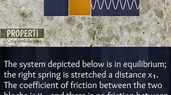 Physics Olympiad #010 [Oscillation of the spring-blocks system]