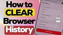 How to CLEAR Your iPhone Browsing History in SECONDS (2024 Update)