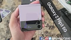 Unboxing the Lavender (Purple) Samsung Galaxy Z Flip3 5G - T-Mobile