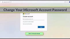 How to change Microsoft account password ll Easy steps to know