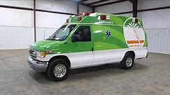 2001 Ford Econoline E350 Type 2 Ambulance