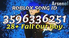 28+ Fall Out Boy Roblox Song IDs/Codes