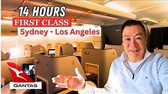 Qantas First Class: 14 Hours Non Stop From Sydney To Los Angeles