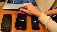 Galaxy s2 (tmobile) Iphone 4, and G2X