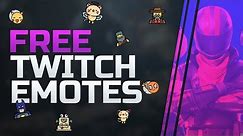 100% FREE Twitch Emotes & Sub Badges // Starting a Twitch Channel