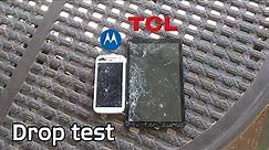 Motorola Moto E (2nd Generation) & TCL Tab 8 LE Drop Test