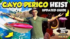 *UPDATED 2024* GTA 5 Online SOLO ELITE Cayo Perico Heist Guide! (Setups + Stealth ELITE Finale)