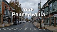 Driving Tour of York Pennsylvania, A Well-Preserved Architectural Museum