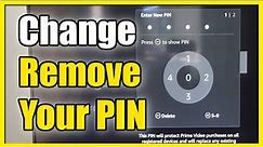 How to Change & Remove the Child PIN Password on Amazon FIRE TV (Fast Method)