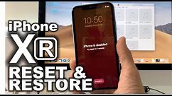 How To Reset & Restore your Apple iPhone XR - Factory Reset