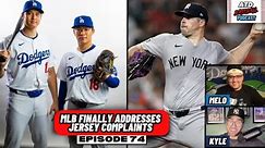 MLB Finally Addresses Jersey Complaints || Episode 74 ATD Baseball Podcast