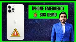 iPhone Emergency SOS Demo (how to use) + Settings + Shortcut