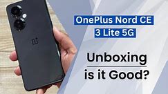 OnePlus Nord CE 3 Lite 5G Unboxing and First Impressions