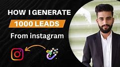 How to generate leads from Instagram || Instagram lead generation stretegy || Spodenet
