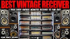 I TRIED EVERY VINTAGE RECEIVER... this was the BEST!