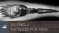 30 Emoji Tattoos For Men