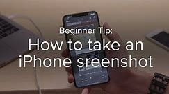 How to take an iPhone screen shot