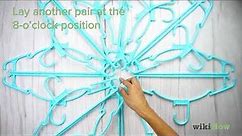 How to Make Plastic Hanger Snowflakes