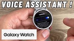 How to Turn Off VOICE ASSISTANT on Samsung Galaxy Watch 4, 5, 6