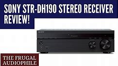 Sony STR-DH190 Stereo Receiver Review! Is this the stereo receiver budget king?