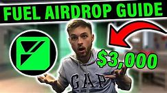 FUEL AIRDROP FULL GUIDE - How to be eligible for Fuel Airdrop