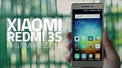 Xiaomi Redmi 3S: First Look