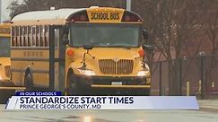 Prince George's County Public Schools set new start times for 2024 school year